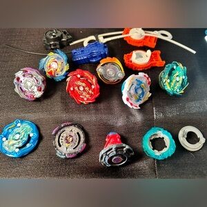 Beyblades Lot with Stadium, Metal And Plastic - Hasbro